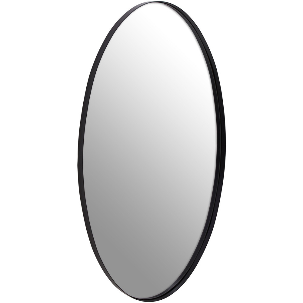 Premier Housewares Cora Black Finish Frame Wall Mirror Image 2