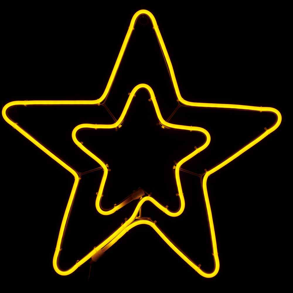 Wilko Neon Light Up Star Image 1