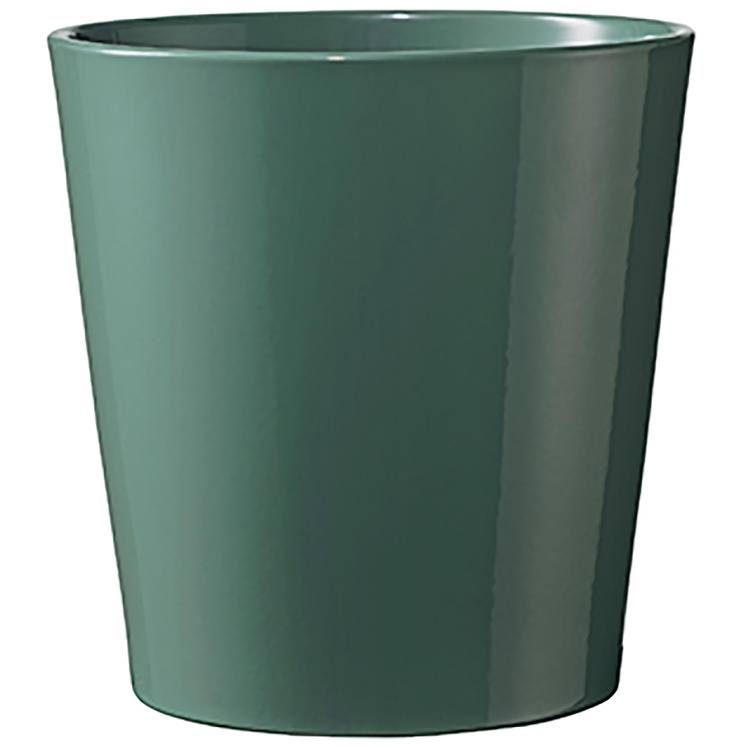 Dallas Breeze Shiny Cover Pot  - Sea Green / 15cm Image