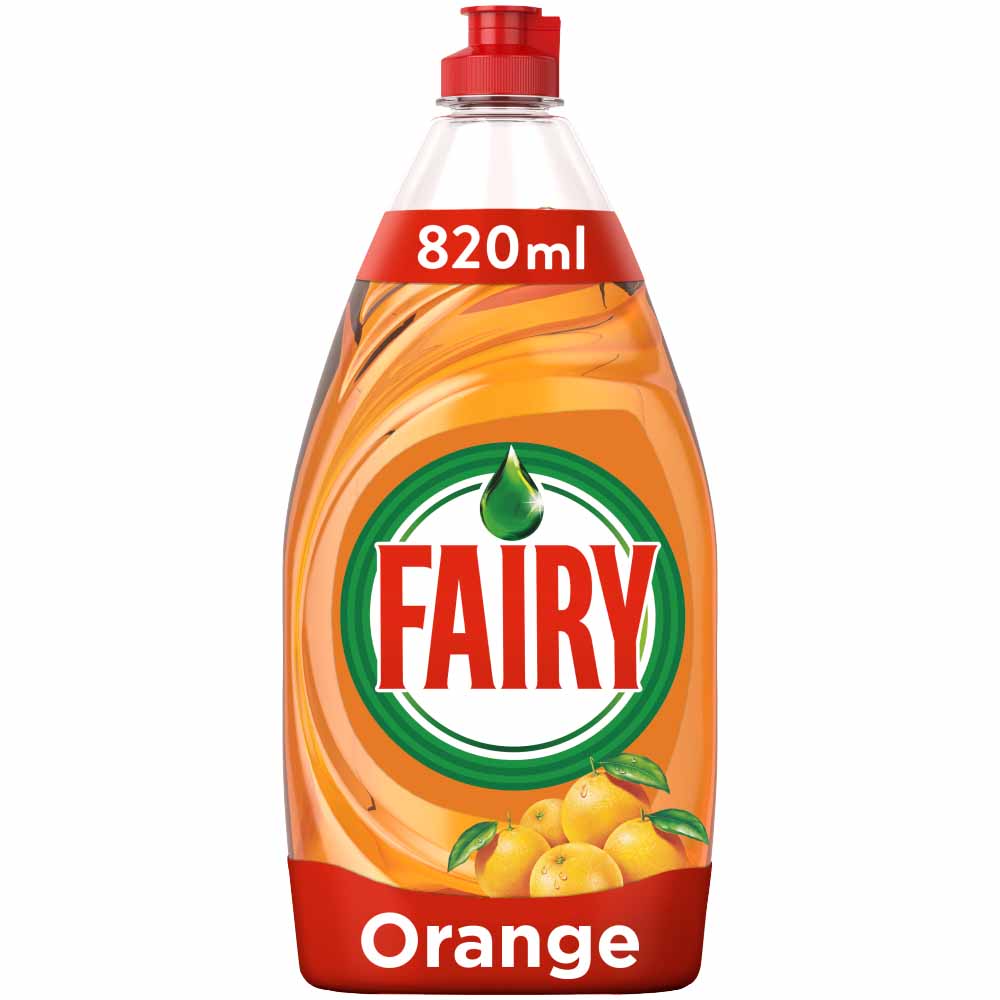 Fairy Washing Up Liquid Clean & Fresh Citrus Grove 820ml Image 1