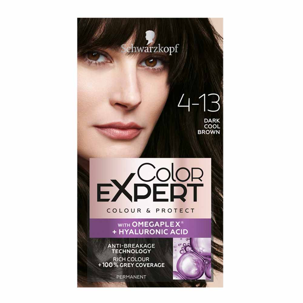 Schwarzkopf Color Expert Suprême-Care Colour Cream 4.13 Cool Brown Hair Dye Image 1