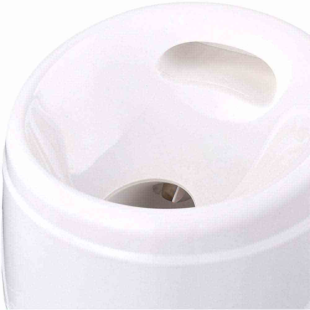 H&O Direct White and Green Automatic Rechargeable Dog Ball Launcher with 6 Soft ETPU Balls Image 4