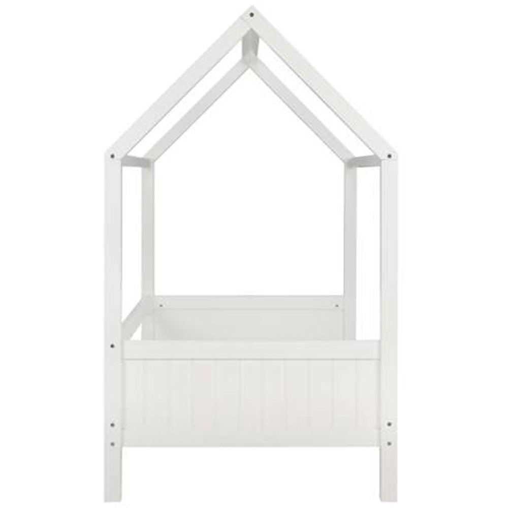 Home Single White House Bed Frame Image 4