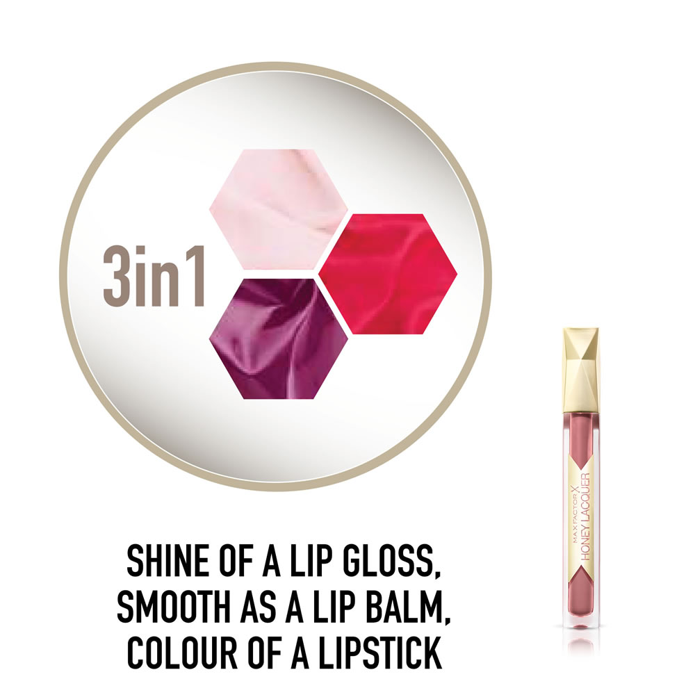 Max Factor Colour Elixir Honey Lacquer Lip Gloss Nude 05 3.8ml Image 3