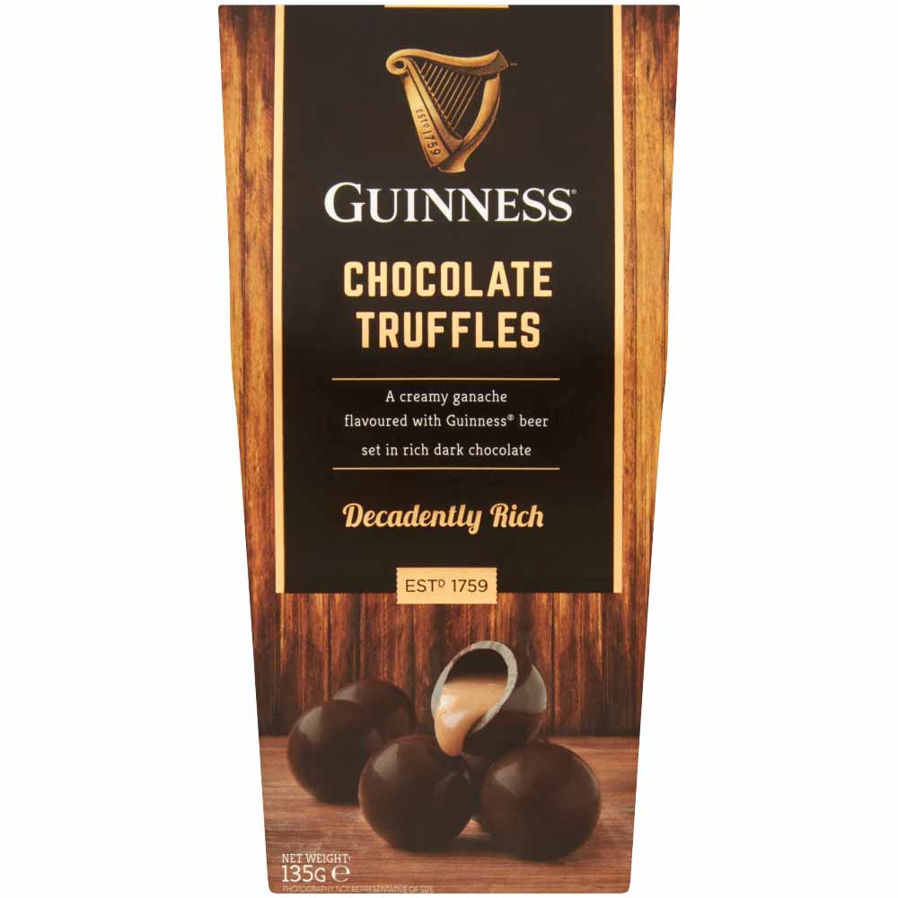Guinness Ganache Dark Chocolate Truffles 135g Image 1