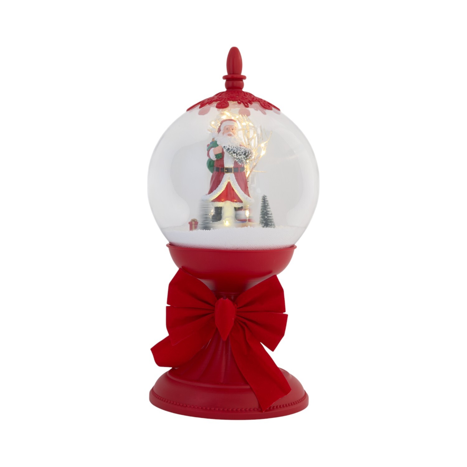 Snowing Table Lamp Red Image 5