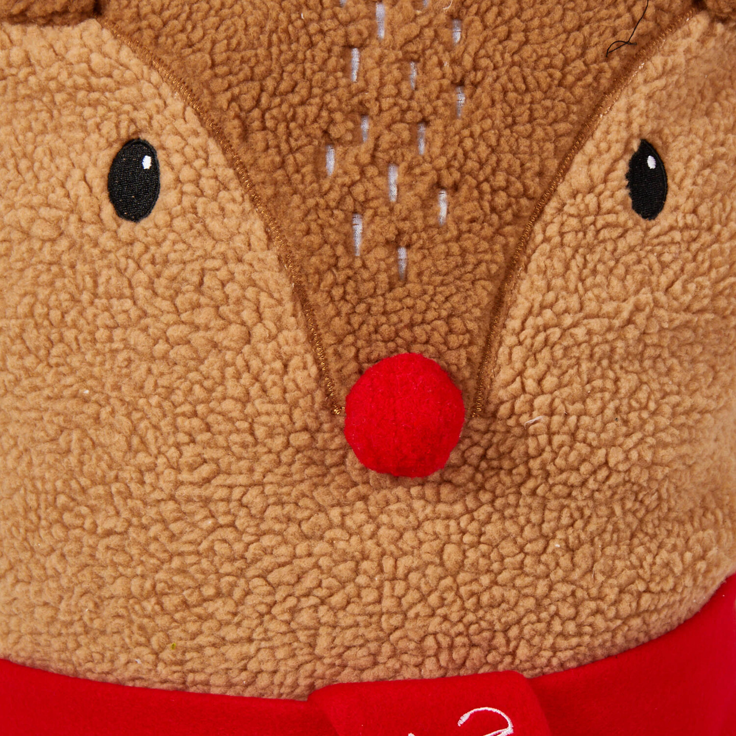 Merry Christmas Reindeer Sack Brown - Brown Image 3