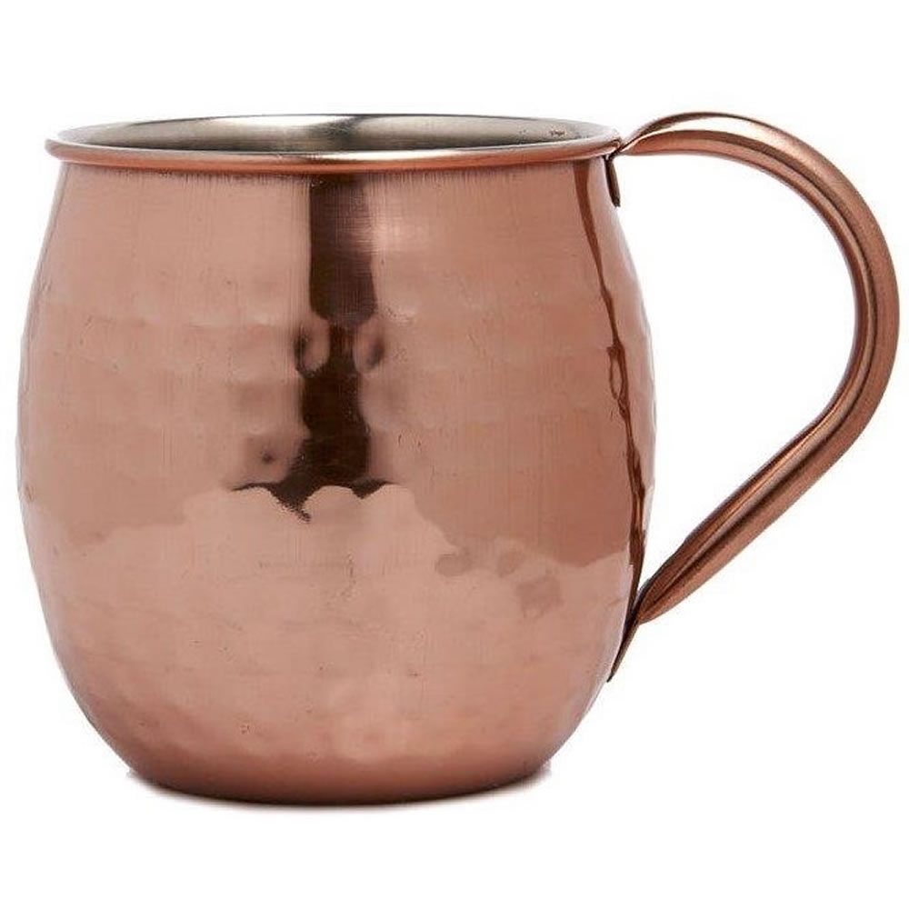 Perfect Wedding Summer Gift by Alchemade Copper Pitcher & Moscow Mule Mug Set of 4 Cups Copper Set 