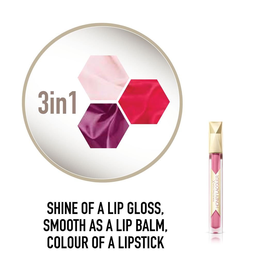 Max Factor Colour Elixir Honey Lacquer Lip Gloss Honey Lilac 15 3.8ml Image 3