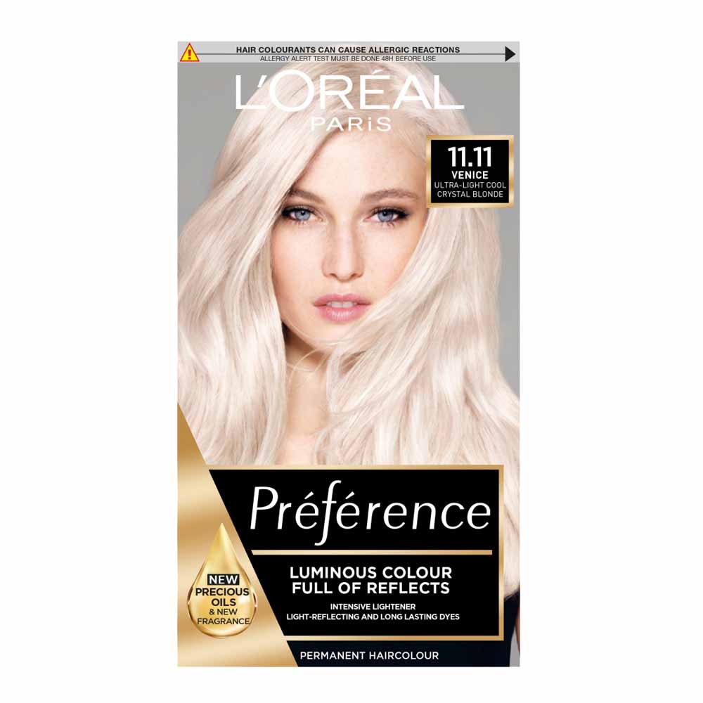 L'Oreal Paris Preference Venice Ultra-Light Crystal Blonde Permanent Hair Dye | Wilko L'Oreal Paris Preference Venice Ultra-Light Crystal Blonde Permanent Hair Dye | Wilko