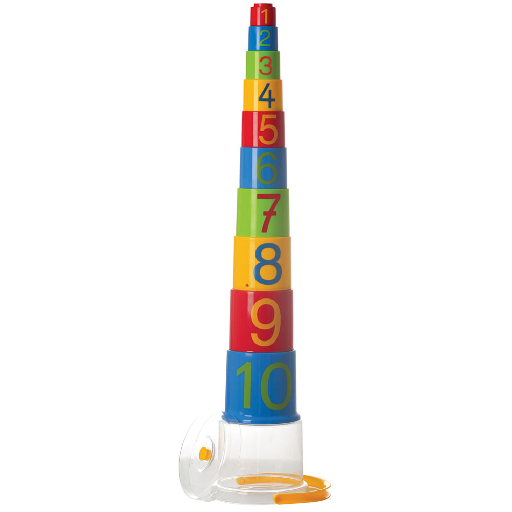 BigJigs Toys Stacking Pyramid Numbers Image 1