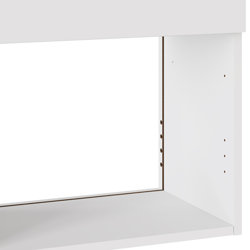 Kitchen Kit Slab Supermatt White Microwave Wall Unit 600mm Image 3