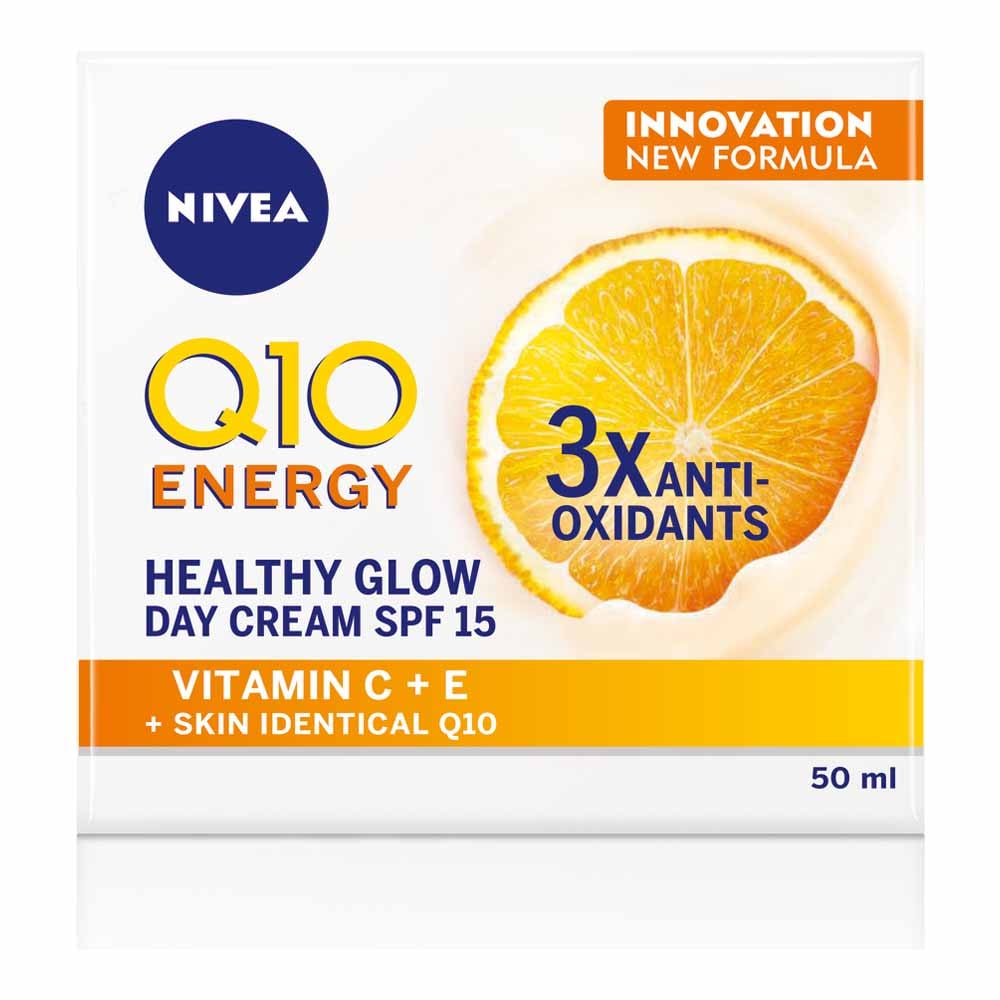 Nivea Q10 Energy Eye Cream and Anti-Wrinkle Day Cream Bundle Image 2