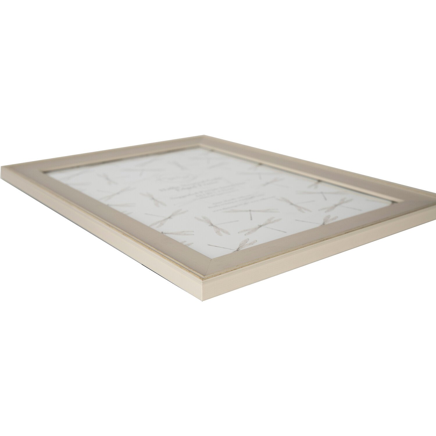 Hallie Neutral Gold Edged Frame Neutral A4 Image 2