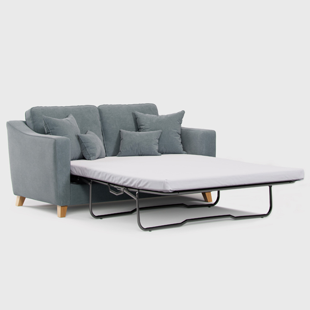 Marlon 2 Seater City Denim Sofa Bed Image 2