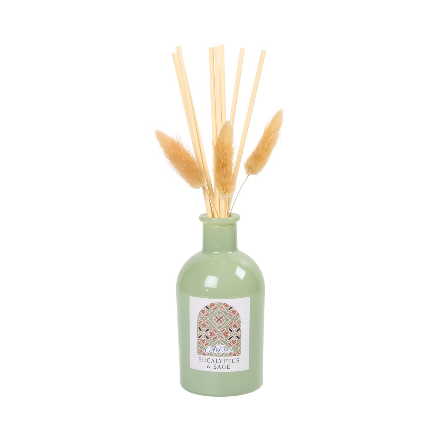 Eucalyptus and Sage Bunny Tail Reed Diffuser Image 3