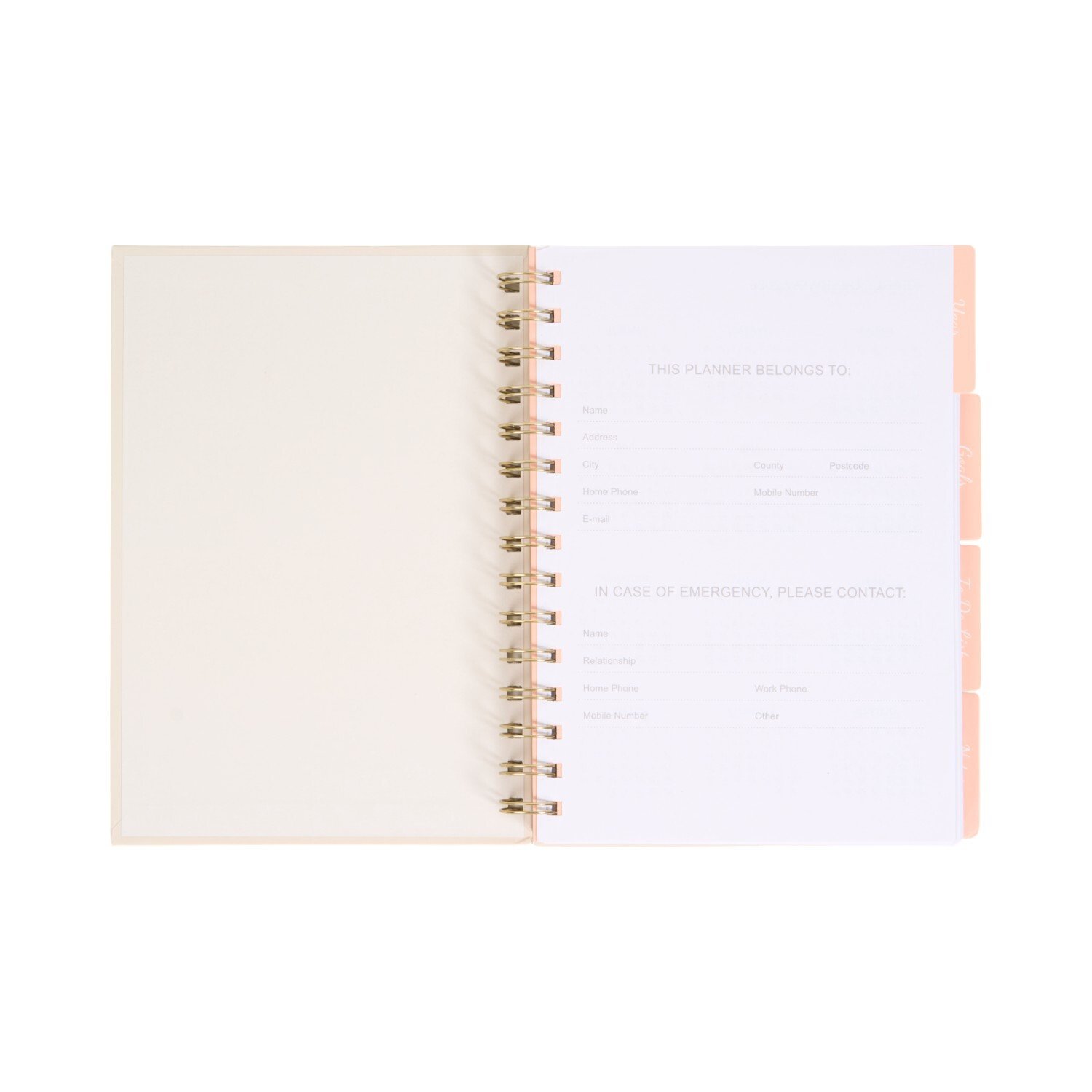 2026 A5 Floral Organiser with Dividers Image 5