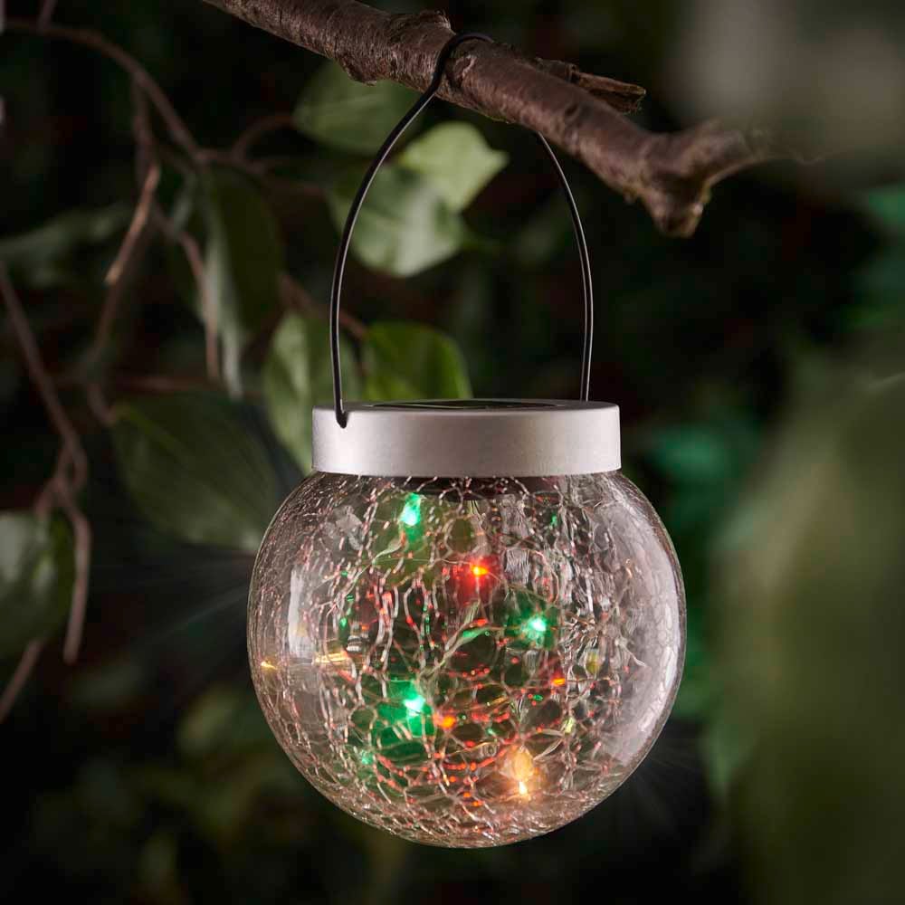 Wilko 2-in-1 Crackle Glass Colour Changing Lights Image 6