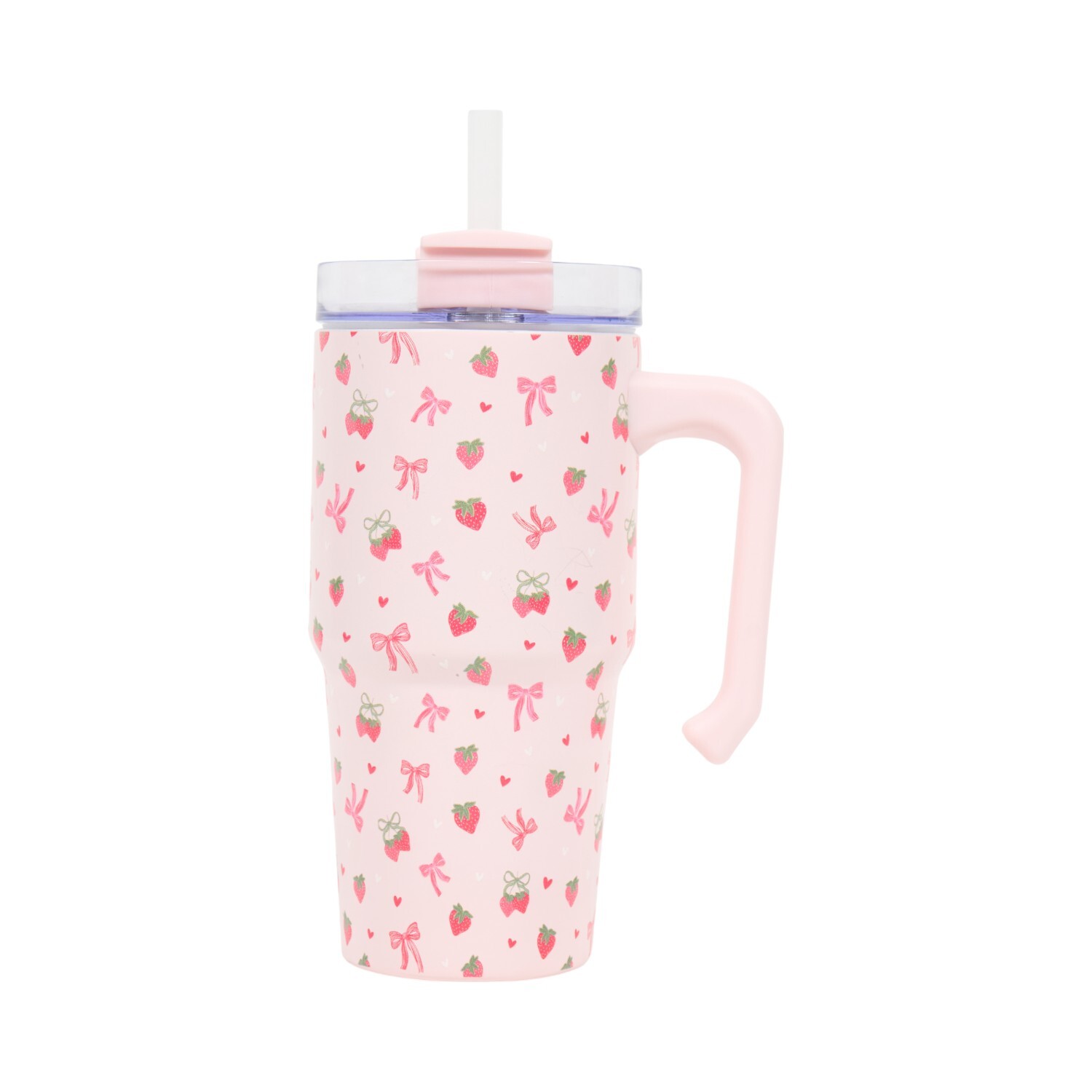 Nitro Berry Sweet Stainless Steel Vacuum Tumbler Pink Image 1