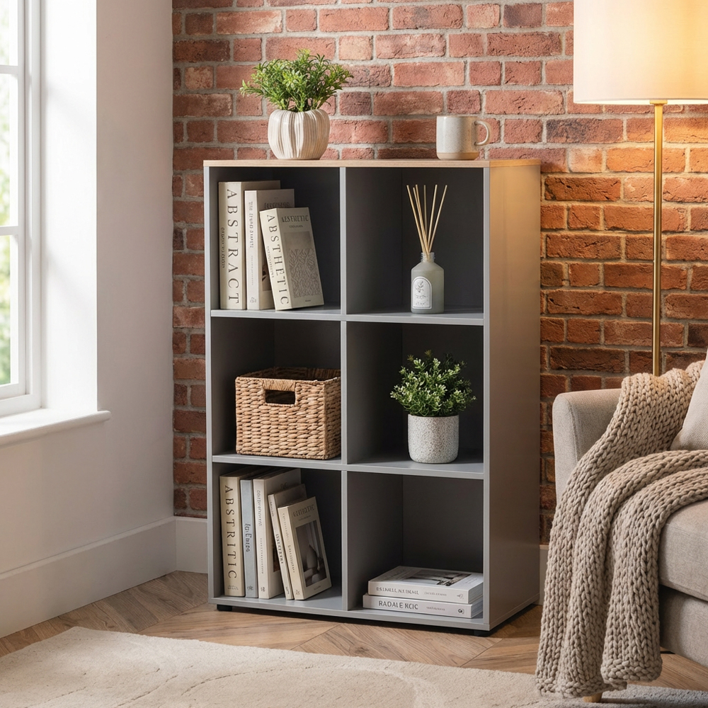 Cuba Sonoma Oak Storage Unit Grey 6 Image 9