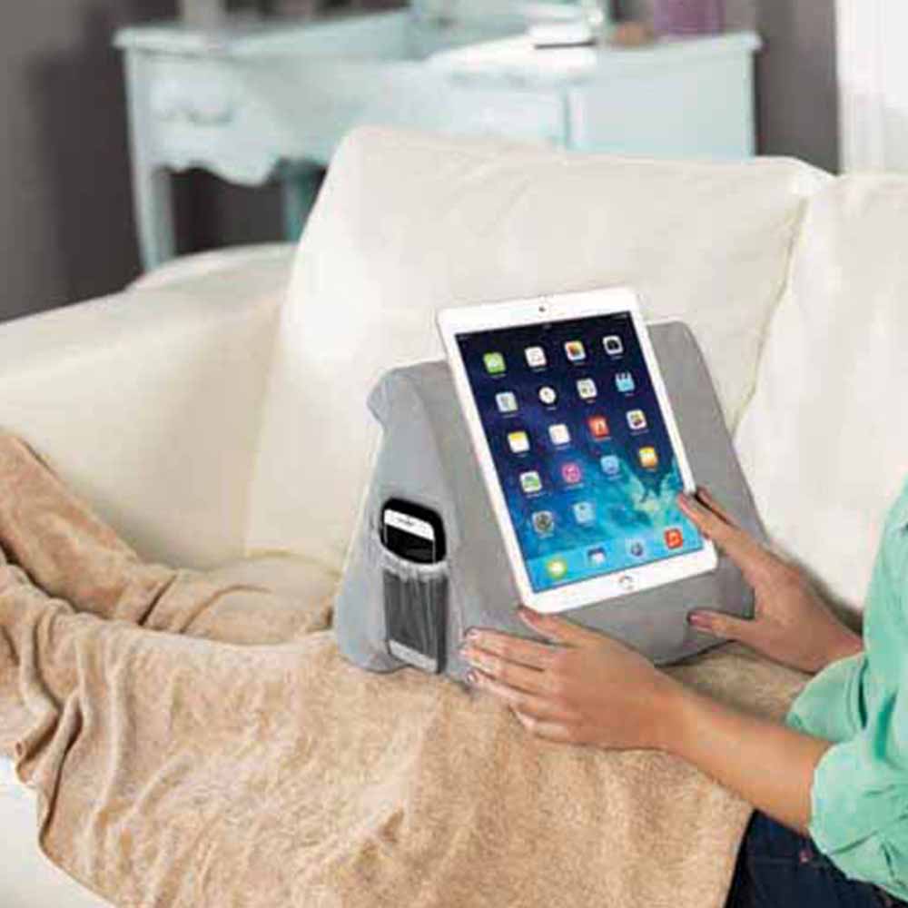 JML Pill-O-Pad Multi-Angle Lap-Mounted Soft Tablet Book and E-Reader Stand Image 4
