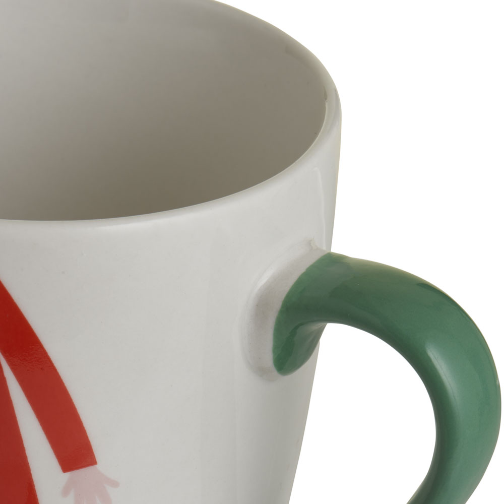 Wilko Santa Print Stacking Mug and Bowl Set Image 5