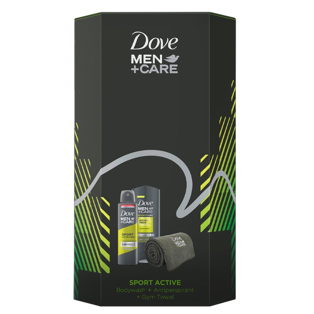 Dove Men+Care Sport Active+Fresh & Gym Towel Gift Set Image 3