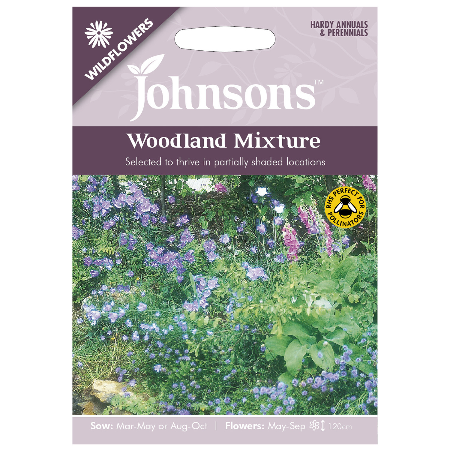 Johnsons Woodland Mixture Wildflower Seeds Image 2