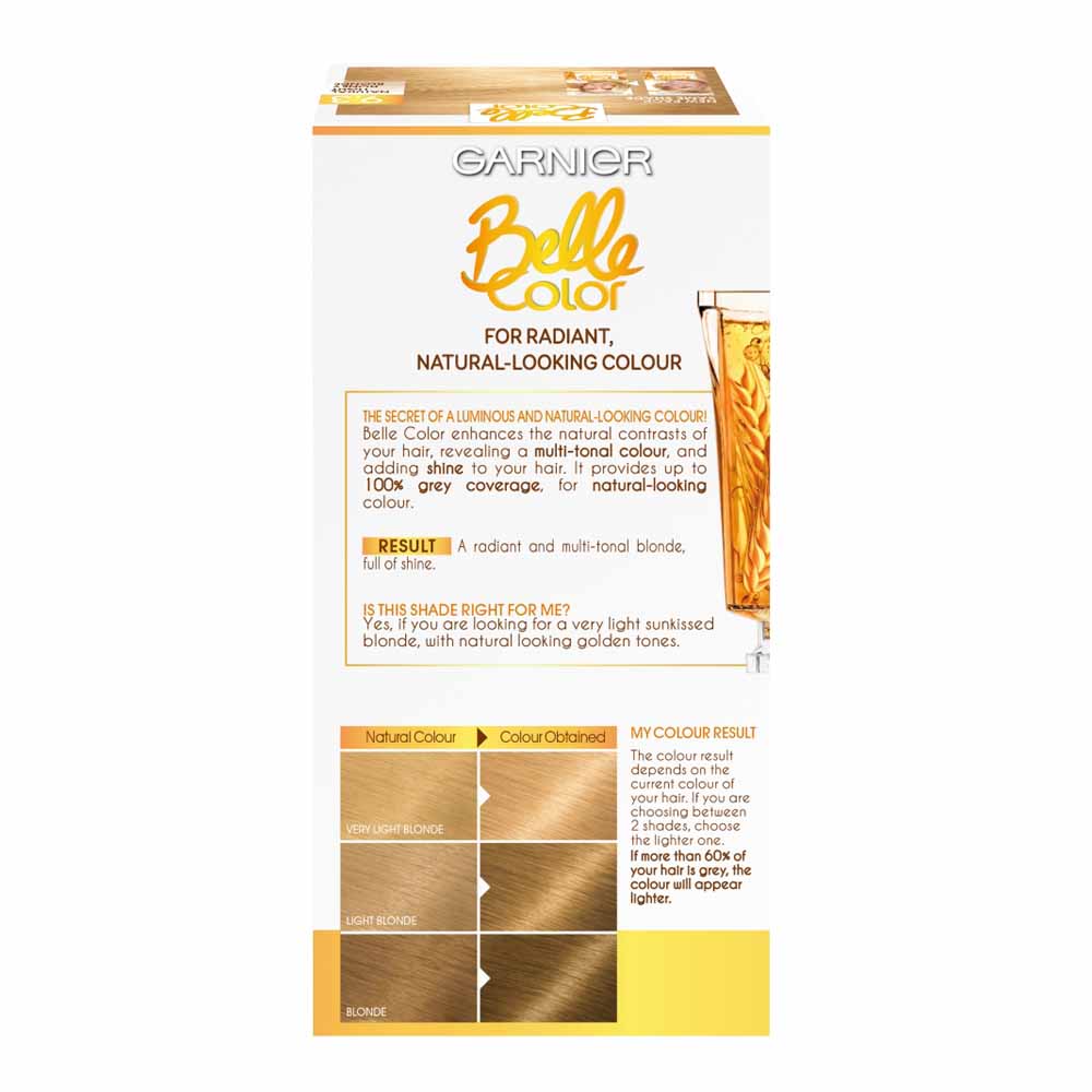 Garnier Belle Color 9.3 Natural Light Honey Blonde Permanent Hair Dye Image 2