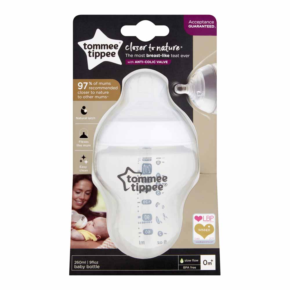 TommeeTippee Closer to Nature Bottle 260ml Image 1