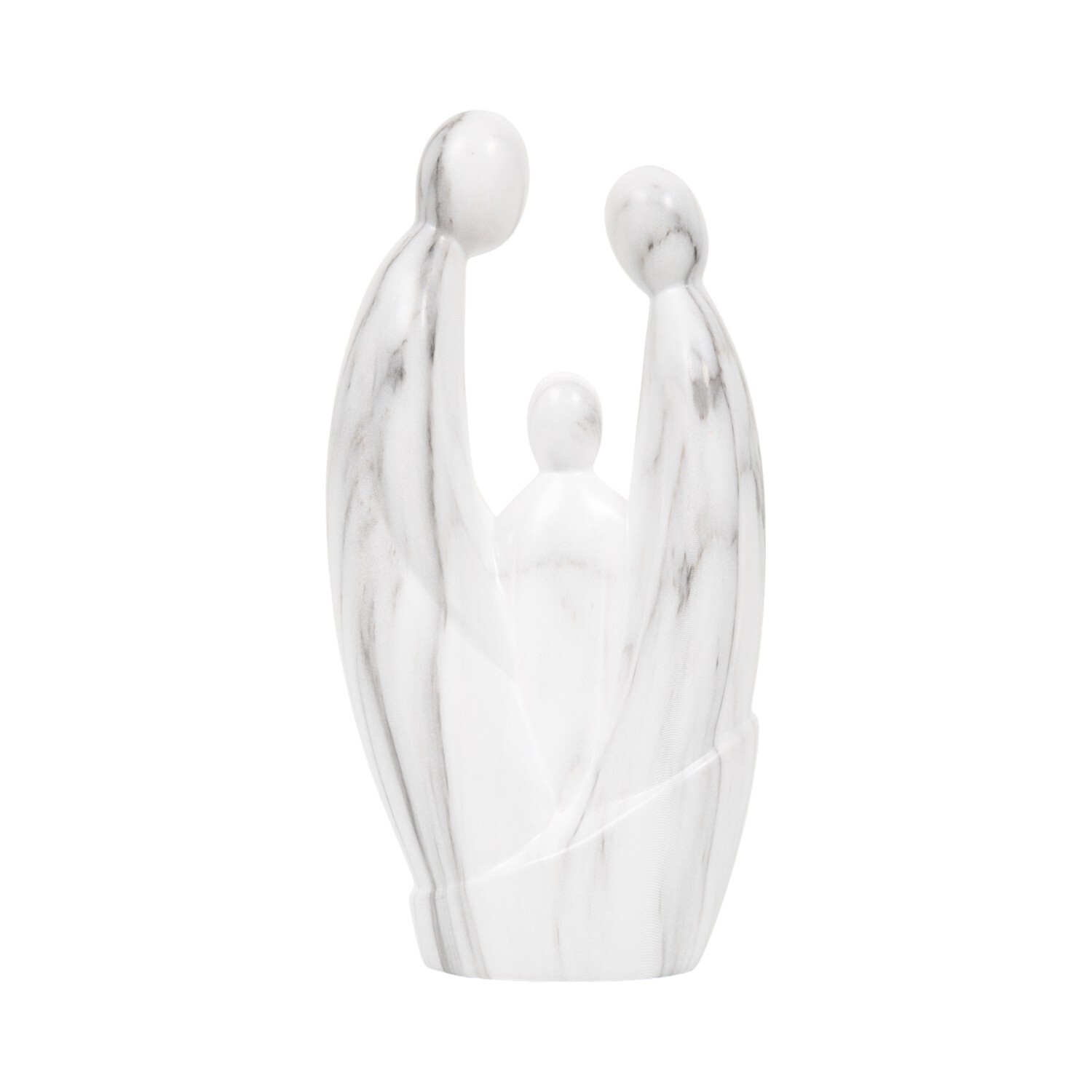 Marble Family Ornament White Image 4