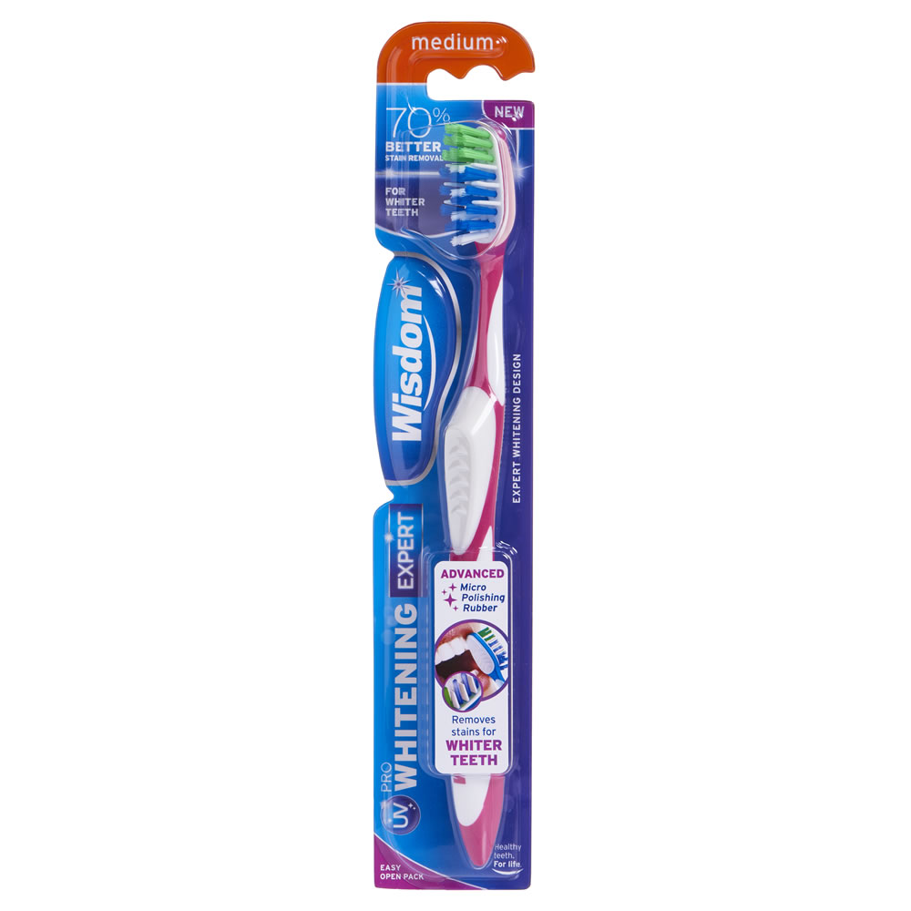 Wisdom UV Pro Whitening Expert Toothbrush Medium Image 3