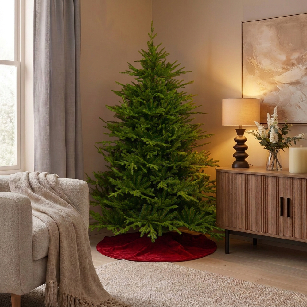 Highclere Fir 7ft Christmas Tree Green Image 2