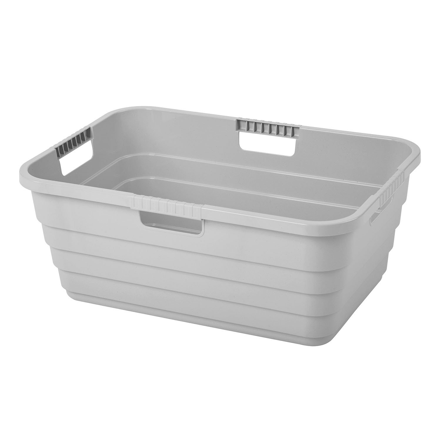 Matt Laundry Basket - Grey Image