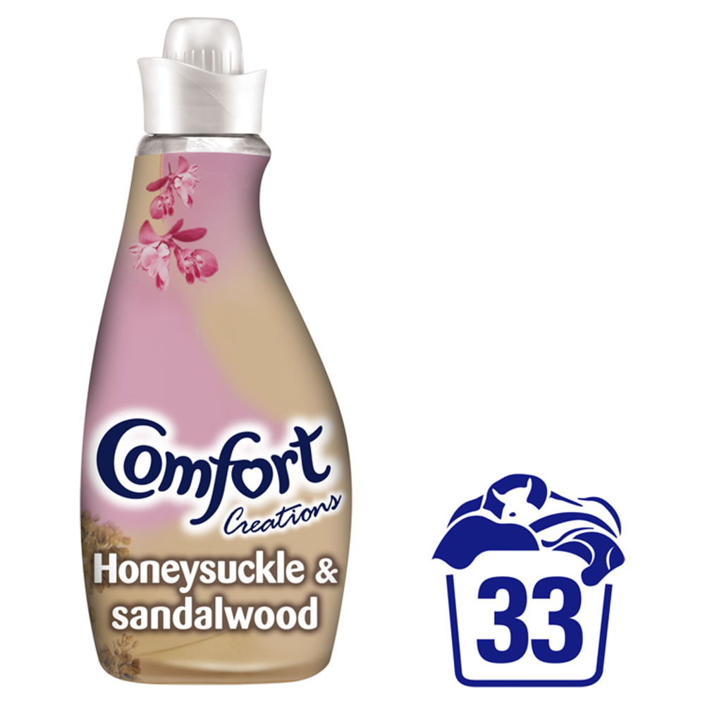 Comfort Honeysuckle and Sandalwood Fabric Conditioner 22 Washes 1.16L Image 1