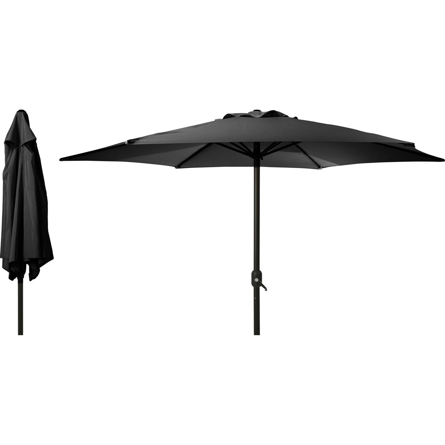 Patio Umbrella - Dark Grey / 3m Image 2