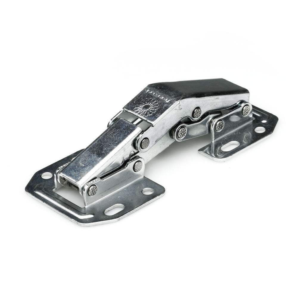 Wilko Zinc Plated Easy On Sprung Hinge 104 x 42mm Wilko