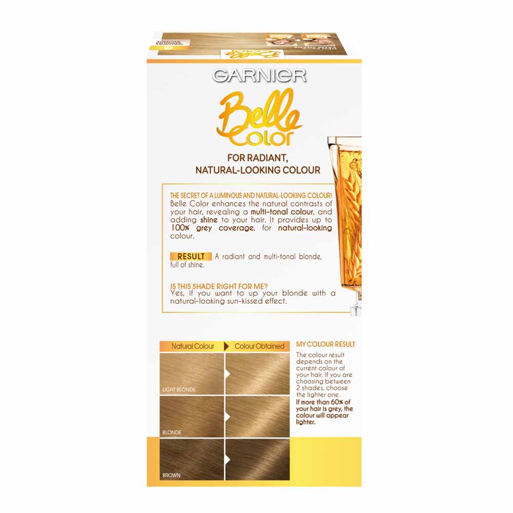 Garnier Belle Color 8 Natural Medium Blonde Permanent Hair Dye Image 2