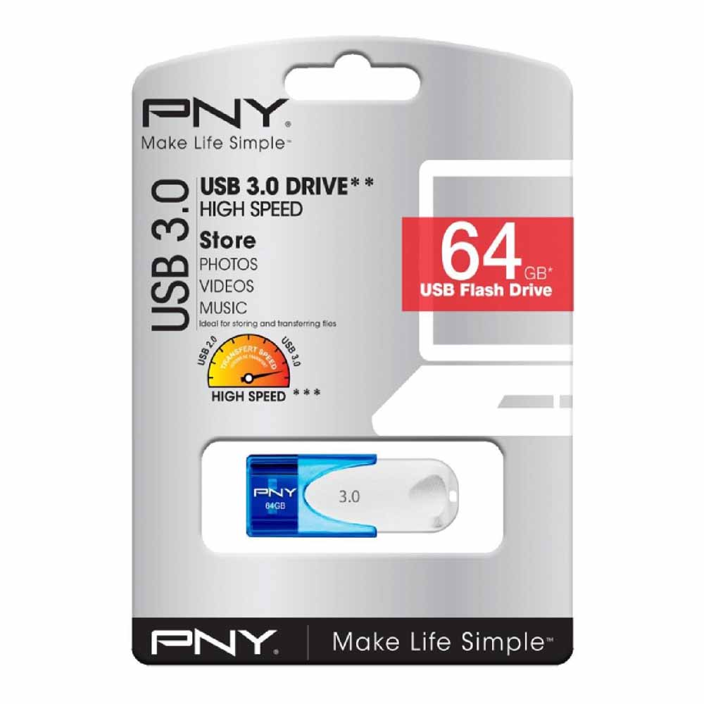 PNY 64GB Attache4 USB Flash Drive 3.0