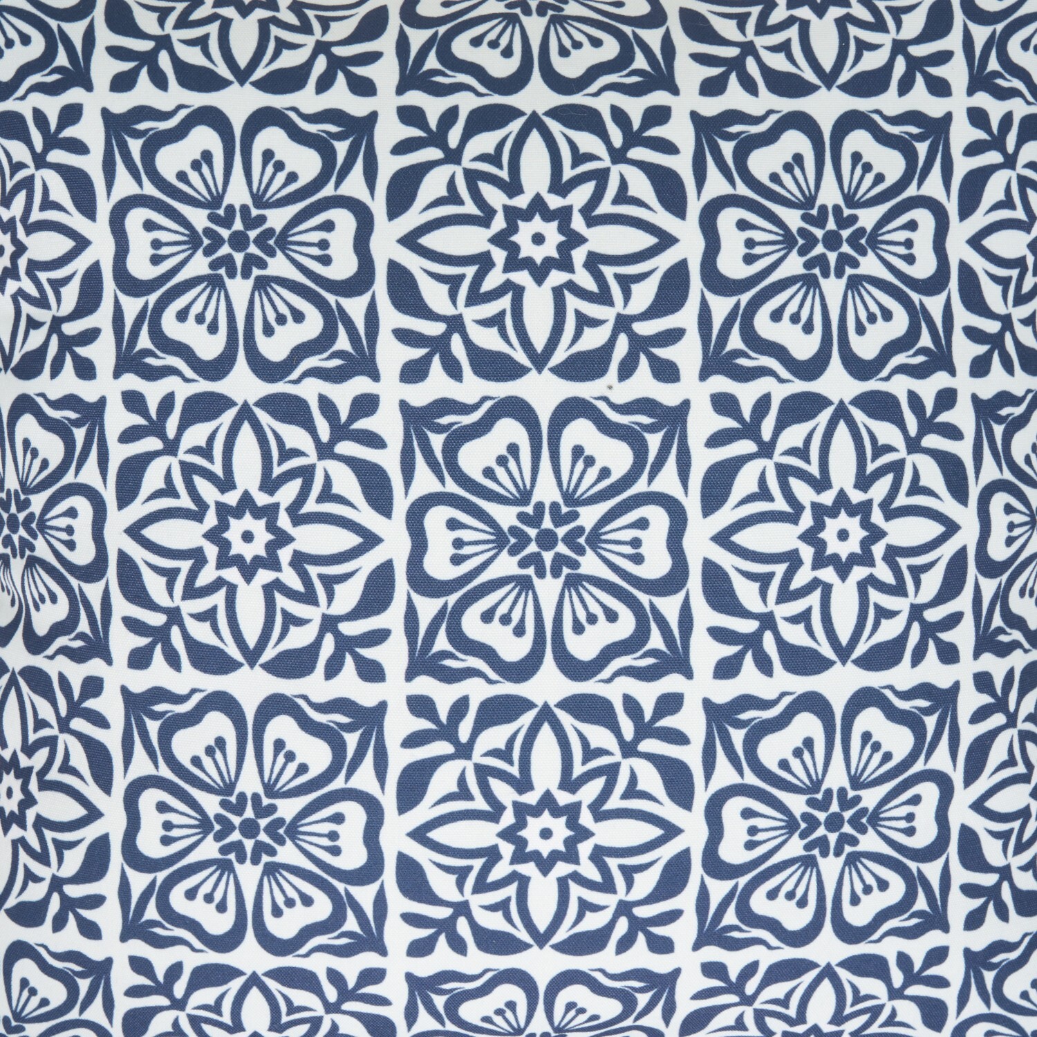 Moroccan Tile Outdoor Cushion Blue Image 2