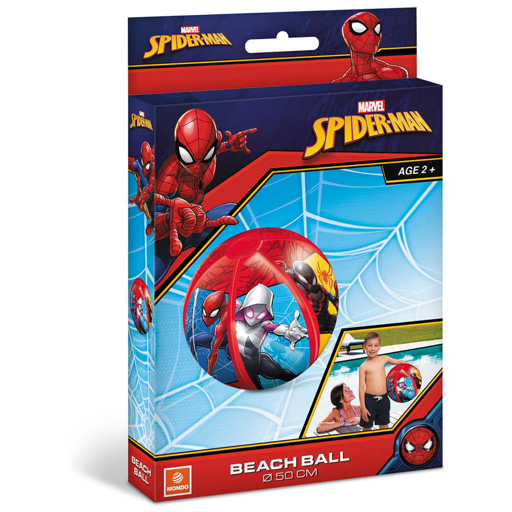 Mondo Kids Marvel Spider-Man Inflatable Beach Ball Image 2