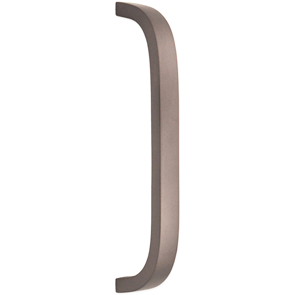 Spira Brass Gunmetal Grey Curved Bar Handle 300mm Image 1