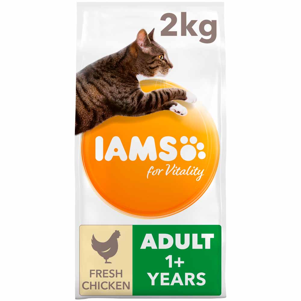IAMS Vitality Fresh Chicken Adult Dry Cat Food 2kg Image 1