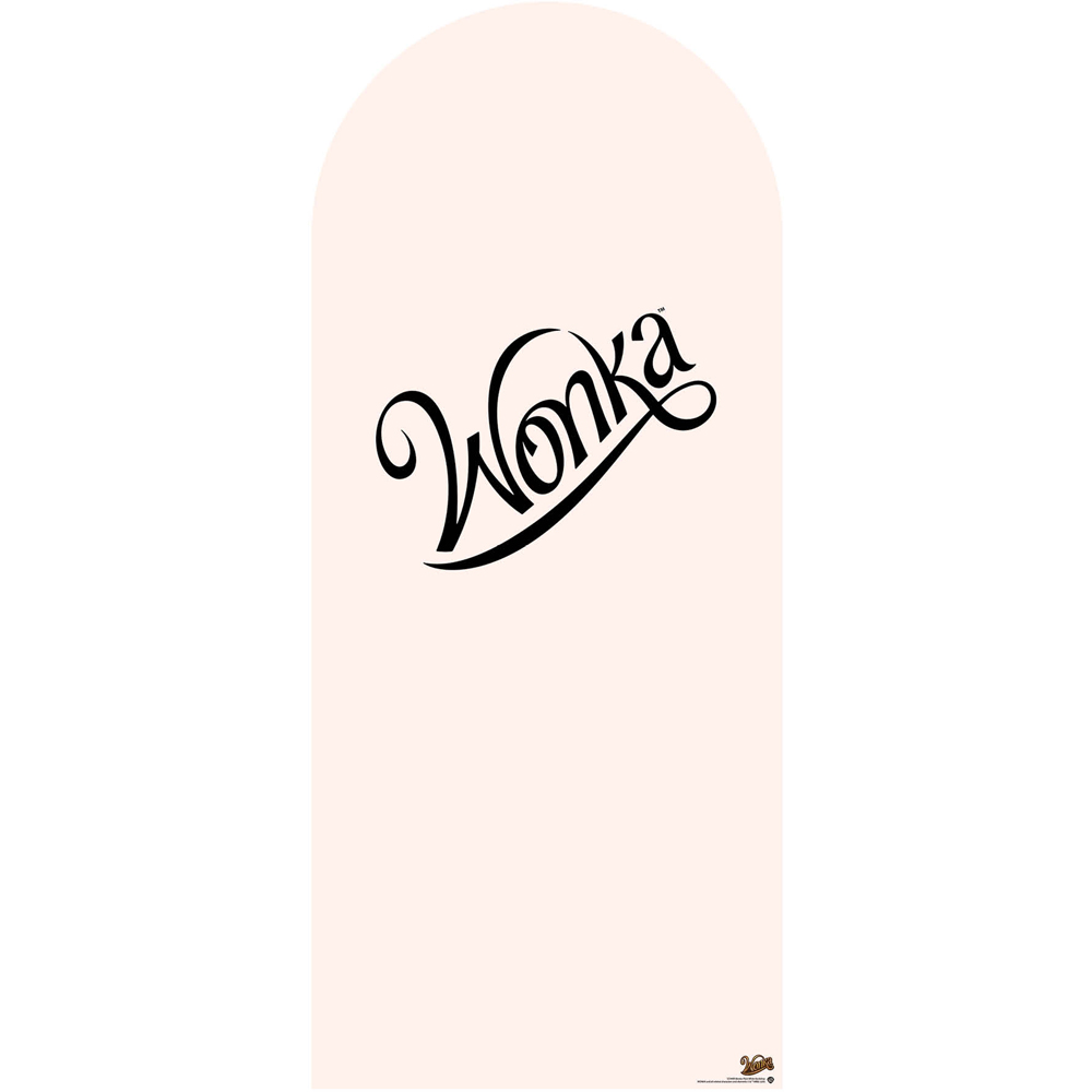 Star Cutouts Single Warm White Wonka Backdrop Cardboard Cutout 6.1ft Image 1