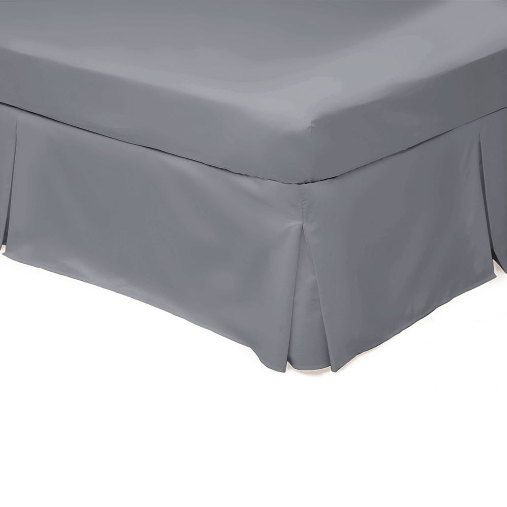 Serene Super King Grey Platform Valance Image 1