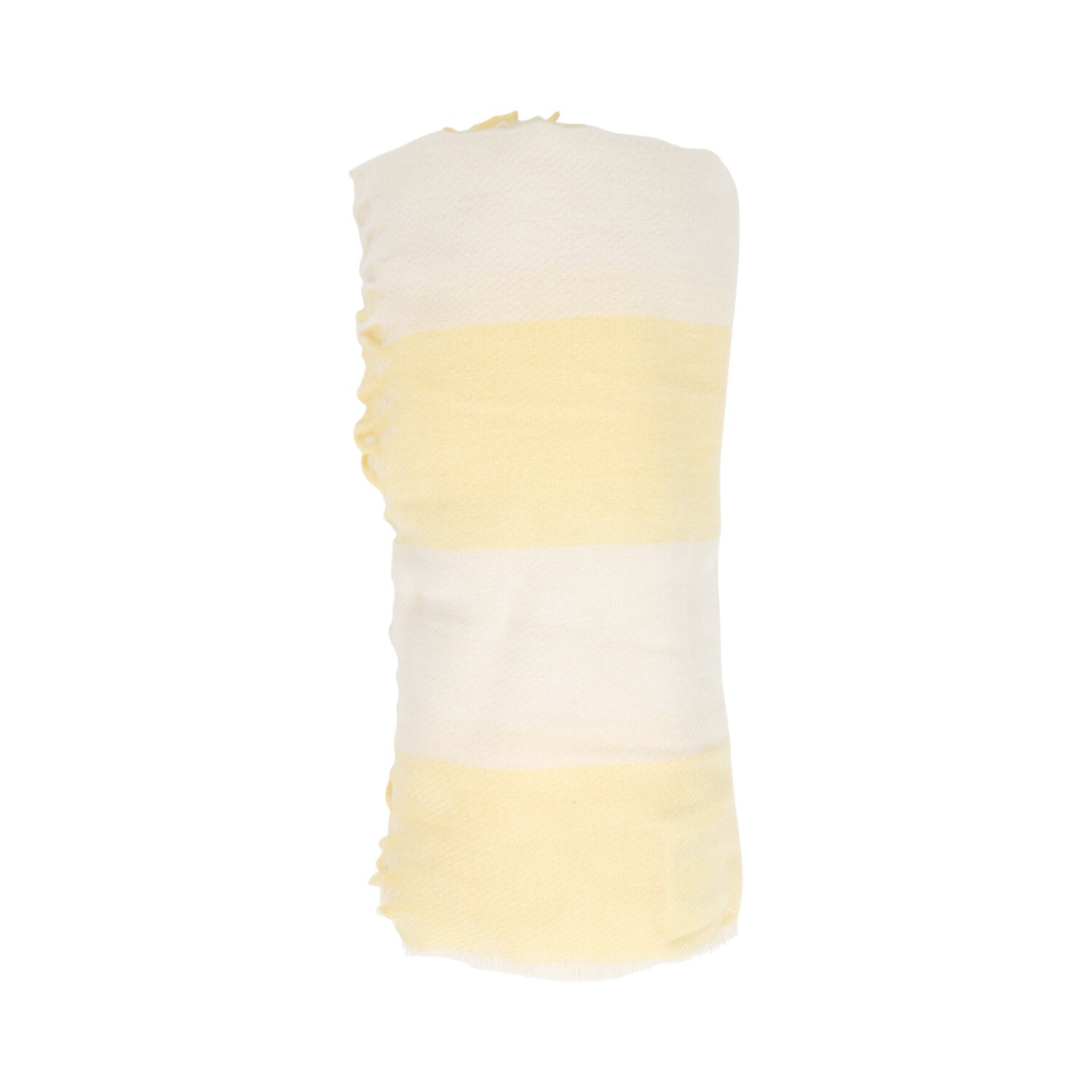 Portland Stripe Throw Yellow Image 2