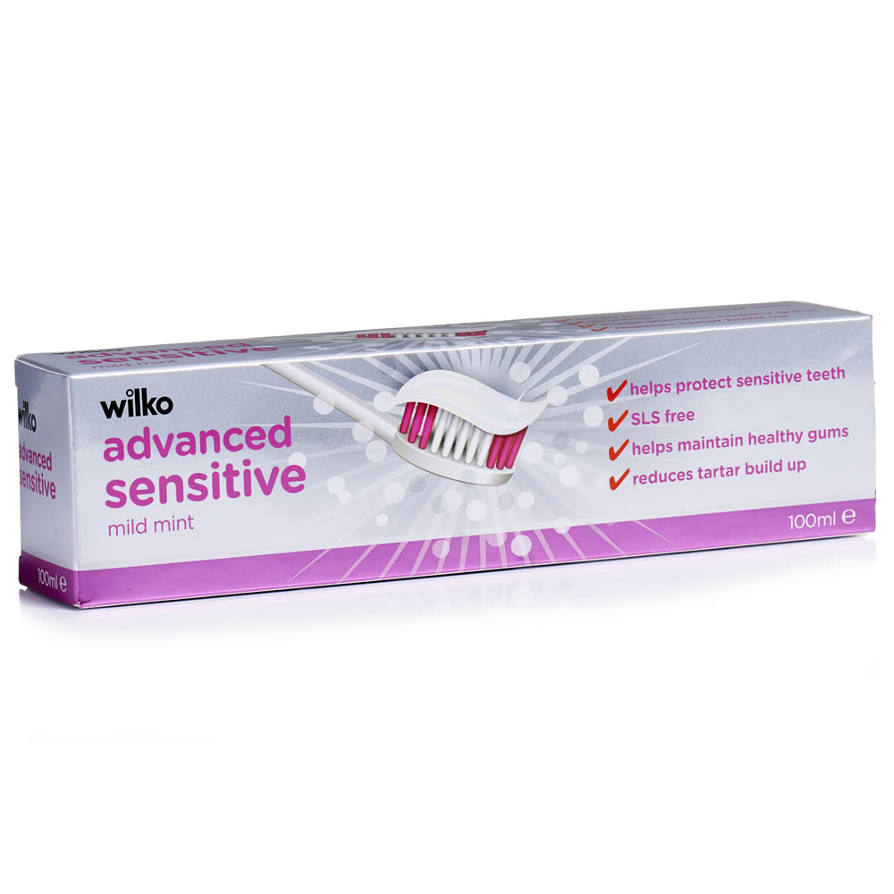 Wilko Advanced Sensitive Toothpaste 100ml Image