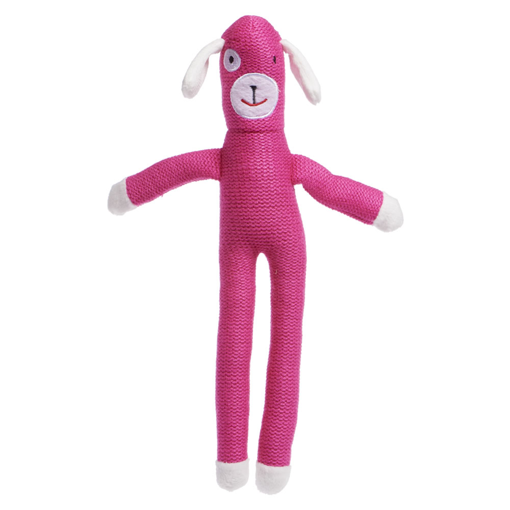 Wilko Knitted Dog Toy Image 3