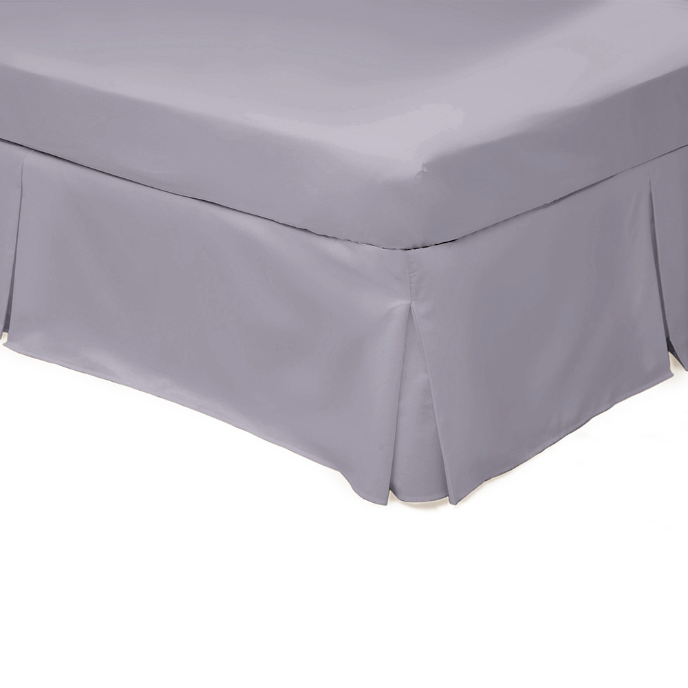 Serene Super King Heather Platform Valance Image 1