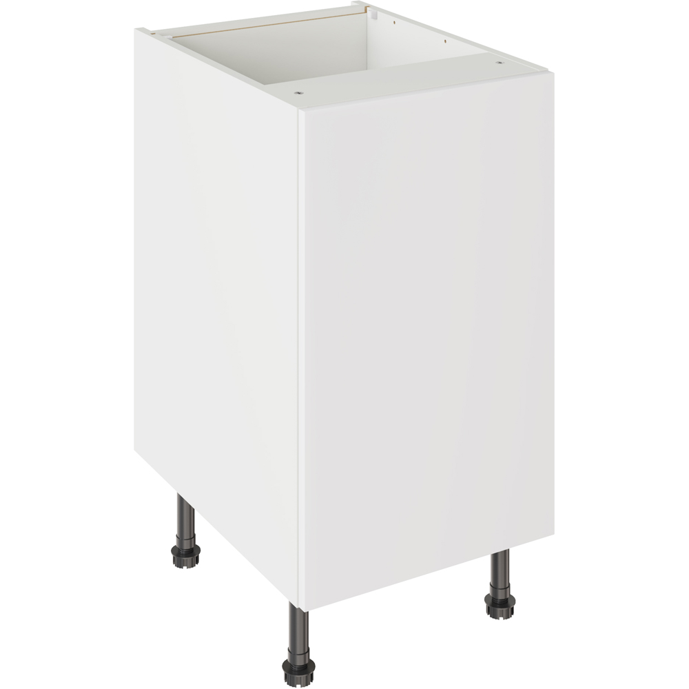 Kitchen Kit Slab Standard White Base Kitchen Cabinet Flatpack 450mm Image 1